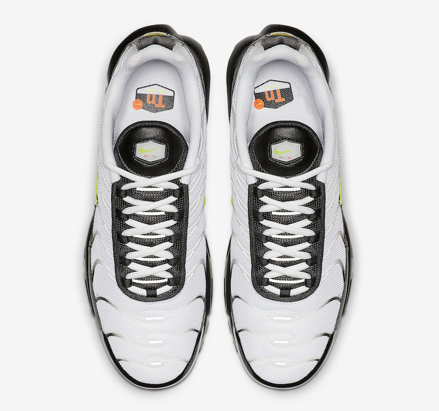 Nike Air Max Plus White Black Volt AJ2013-100 Release Date