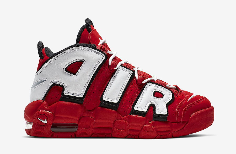 Nike Air More Uptempo Red White Black CD9402-600 Release Date