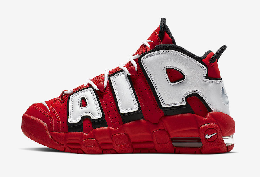 Nike Air More Uptempo Red White Black CD9402-600 Release Date - SBD