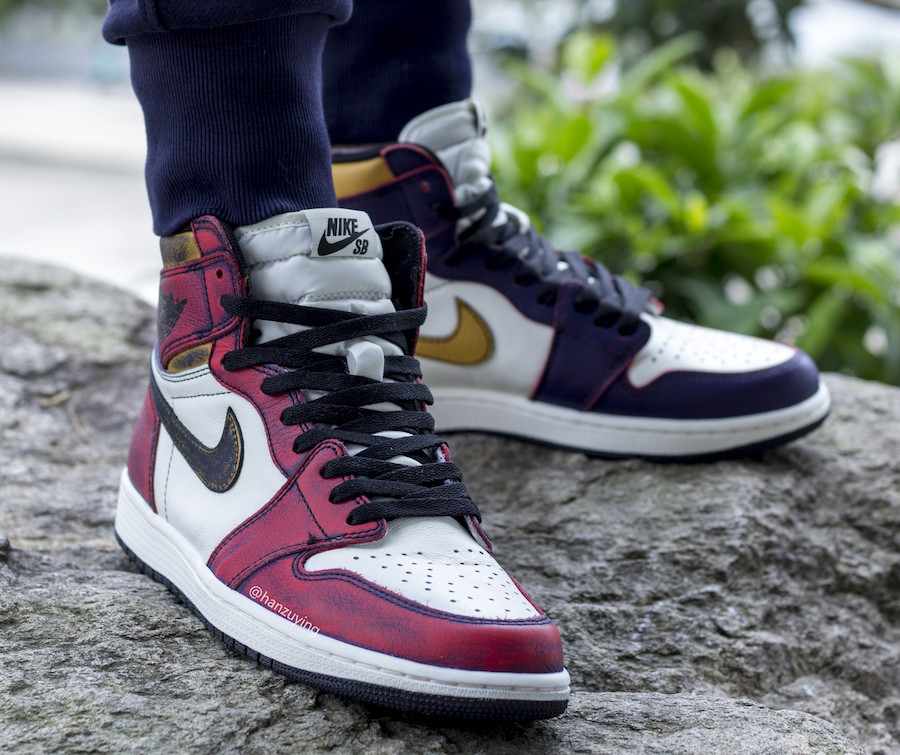 aj1 nike sb lakers