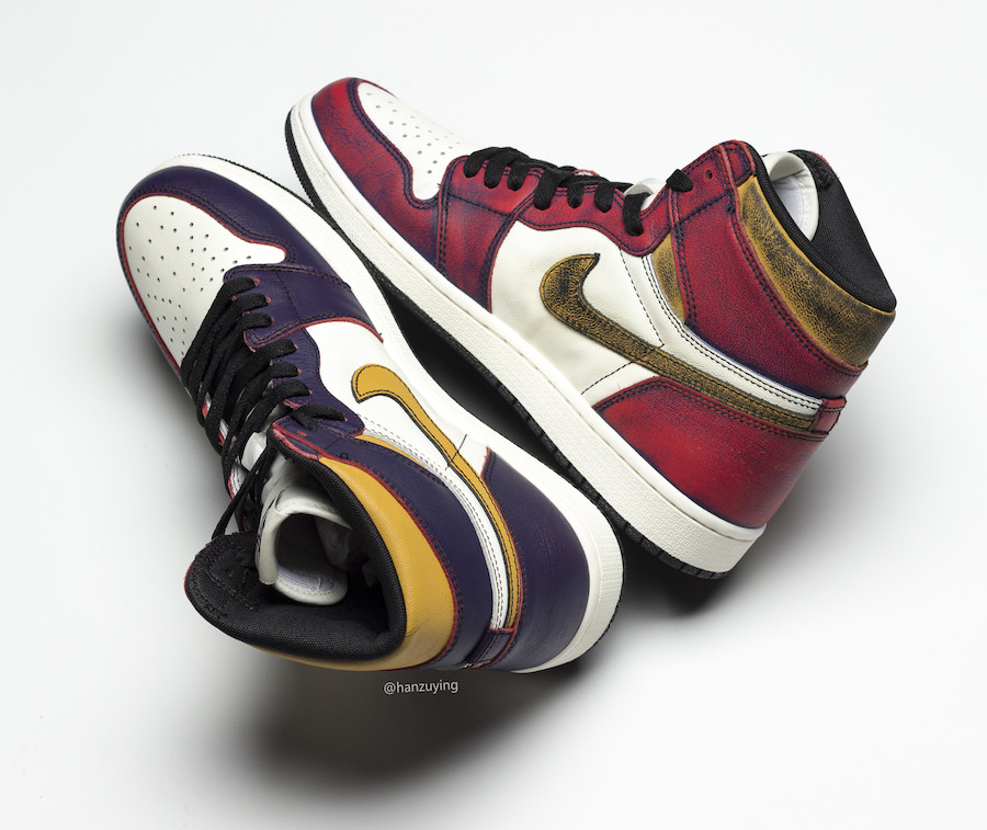 Nike SB Air Jordan 1 LA Lakers Chicago CD6578-507 Release Date - SBD