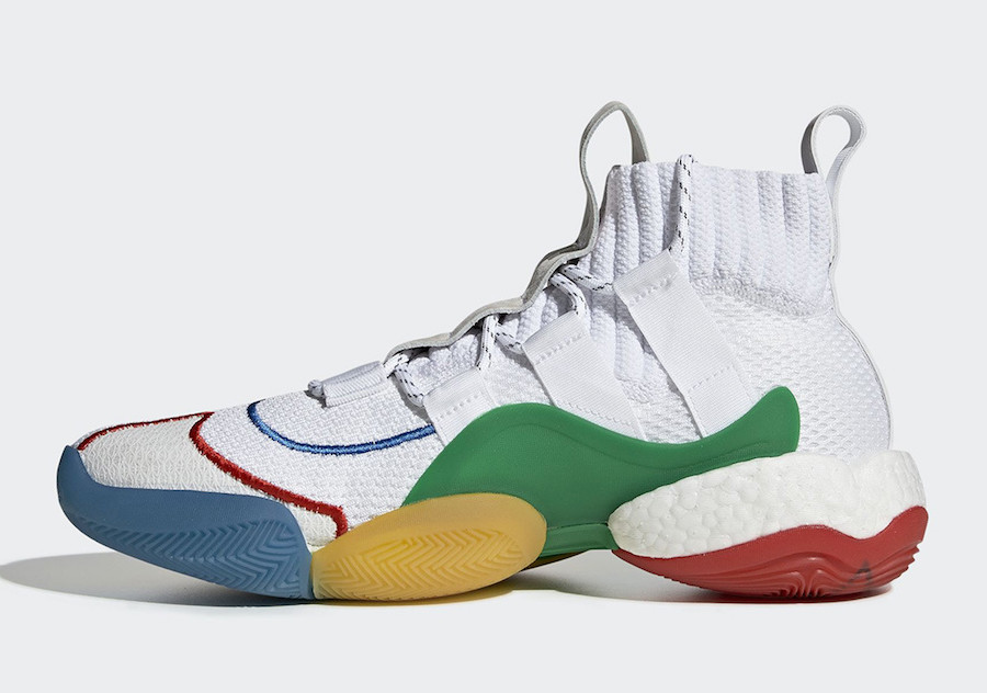 Pharrell adidas Crazy BYW LVL X White EF3500 Release Date