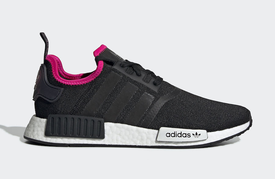 adidas NMD R1 Core Black Shock Pink DB3586 Release Date