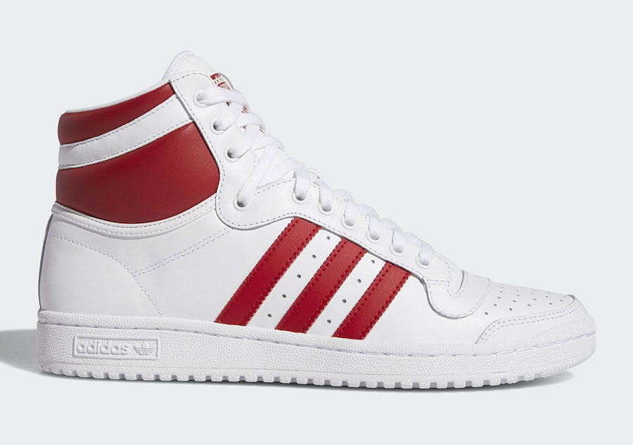 adidas Top Ten Hi White Red EF2359 Release Date