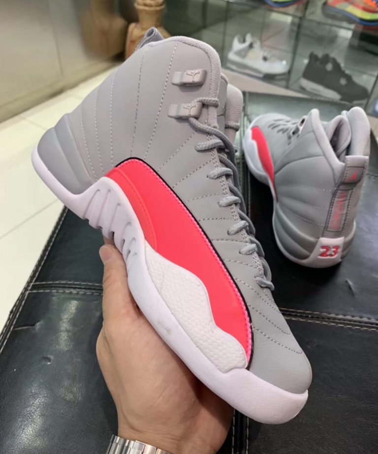 12s pink and grey