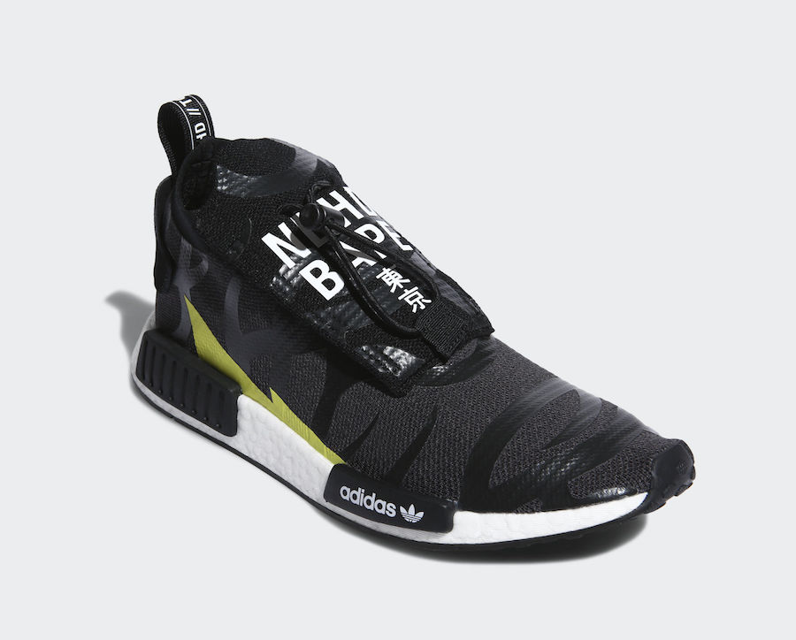 nmd adidas bape release neighborhood stlt date core cloud shoes sneakerfiles yezshoes sku