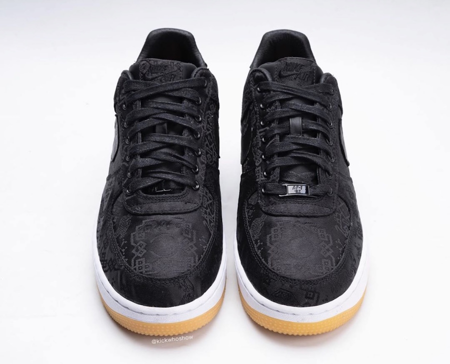 Fragment Clot Nike Air Force 1 Premium Black University Red White CZ3986-001 Release Date
