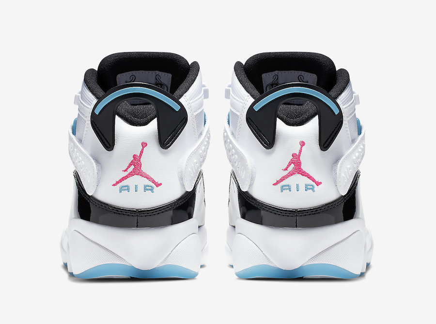 Jordan 6 Rings White Hyper Pink Light Blue Fury CK0017-100 Release Date