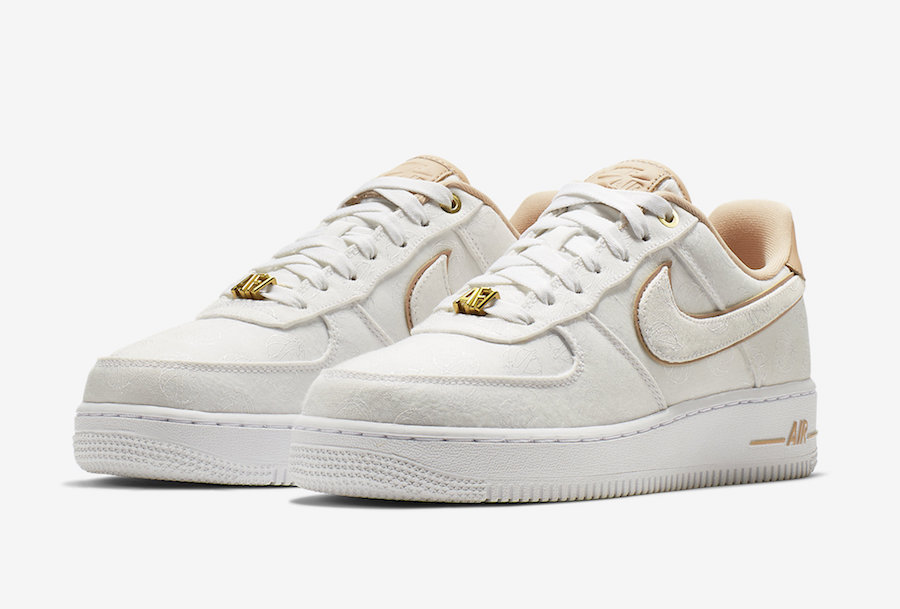 air force 1 with gold