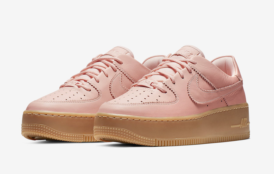 Nike Air Force 1 Sage Low Washed Coral 