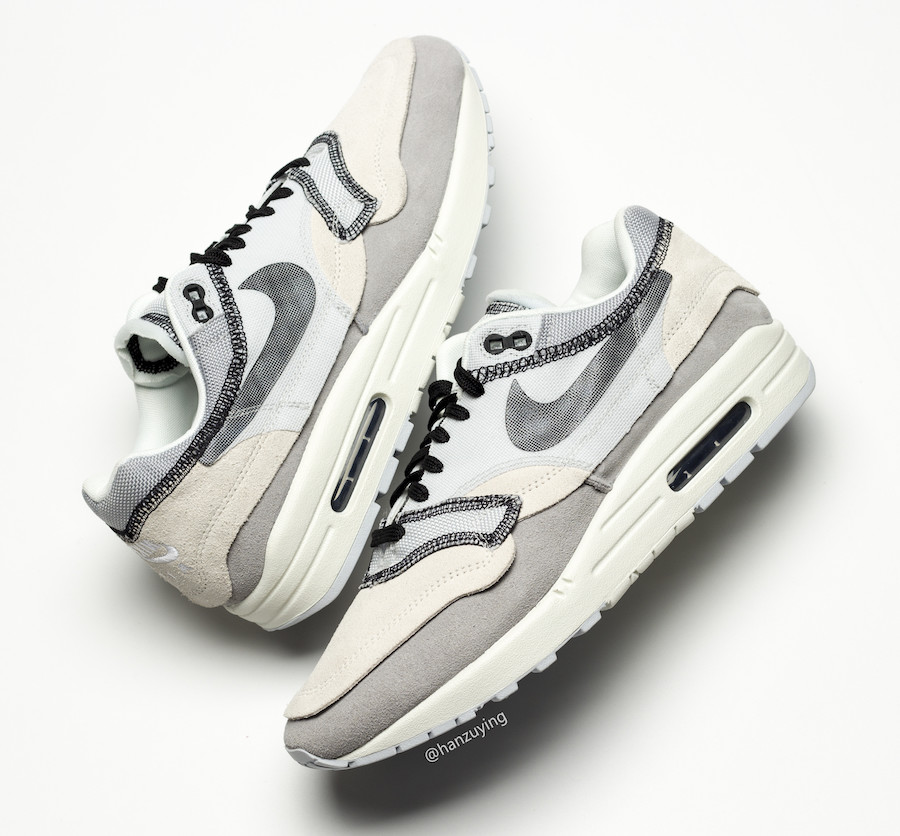 Nike Air Max 1 Inside Out Light Grey 858876-013 Release Date