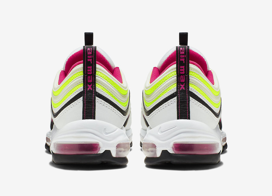 Nike Air Max 97 White Rush Pink Black Volt CI9871-100 Release Date