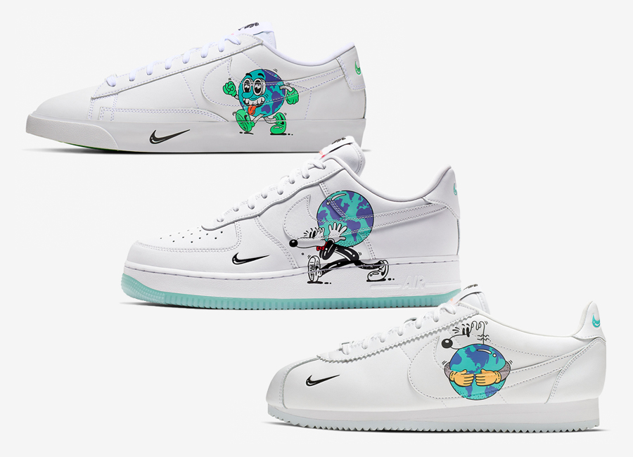 Nike Earth Day Cortez Blazer Low Air Force 1 Collection Release ...