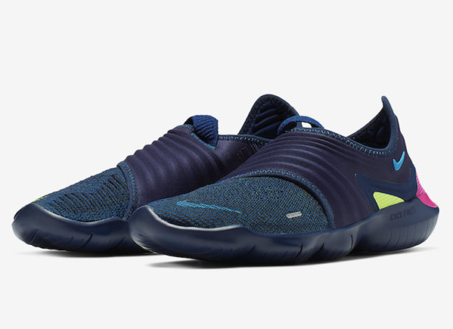 nike free flyknit 2018 navy