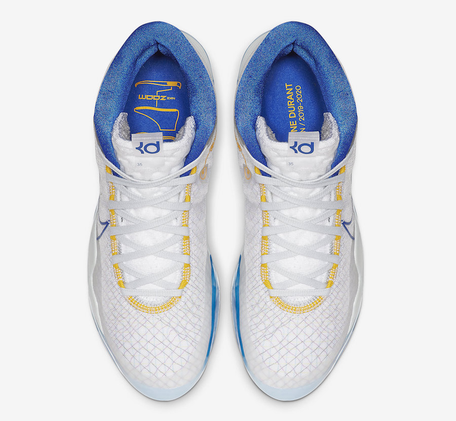 Nike KD 12 Warriors Home AR4229-100 Release Date Price