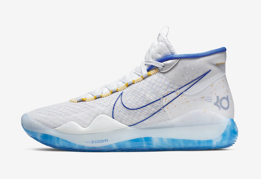 Nike KD 12 Warriors Home AR4229-100 Release Date Price