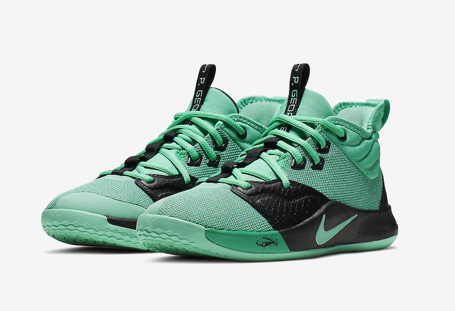 Nike PG 3 GS Menta Green Emerald Rise AQ2462-330 Release Date