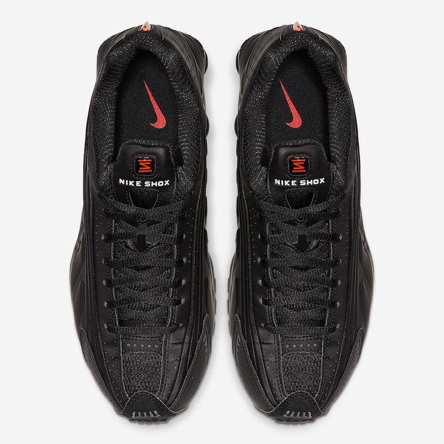 Nike Shox R4 Black Max Orange AR3565 004 Release Date 3