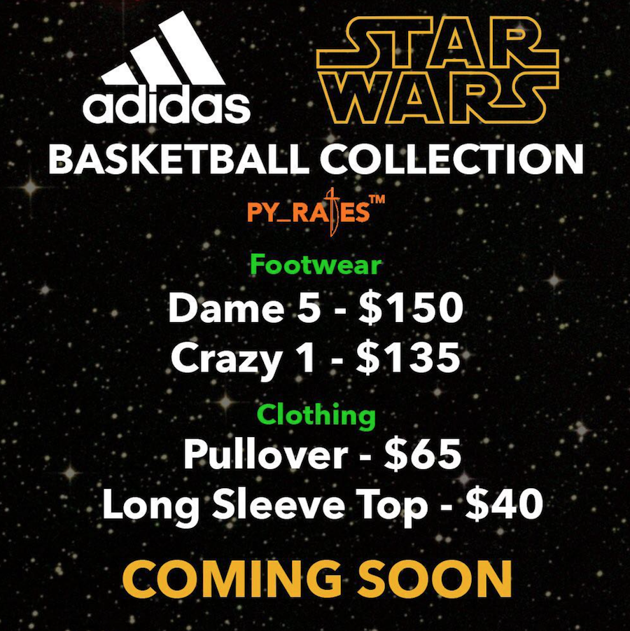 Star Wars adidas Basketball Collection