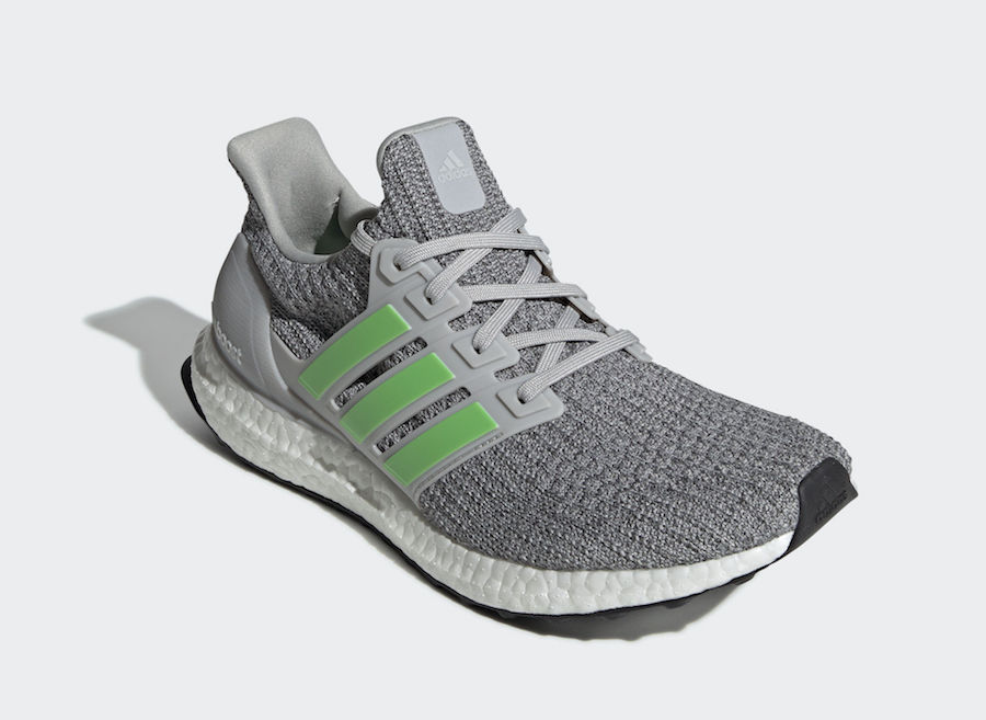 adidas Ultra Boost 4.0 Grey Shock Lime F35235 Release Date