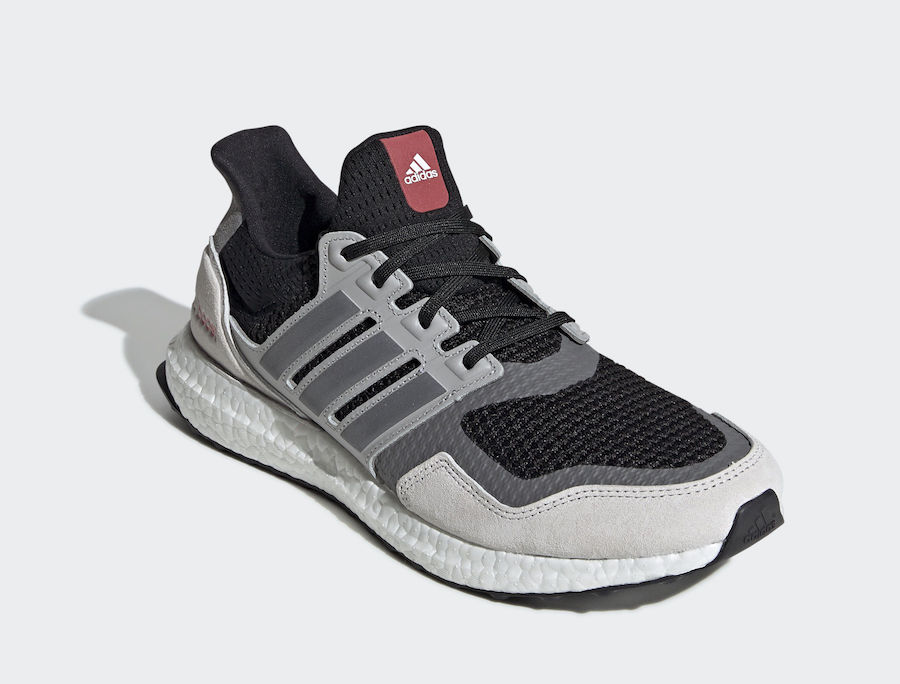 adidas Ultra Boost S&L Black Grey Shock Red EF0720 Release Date