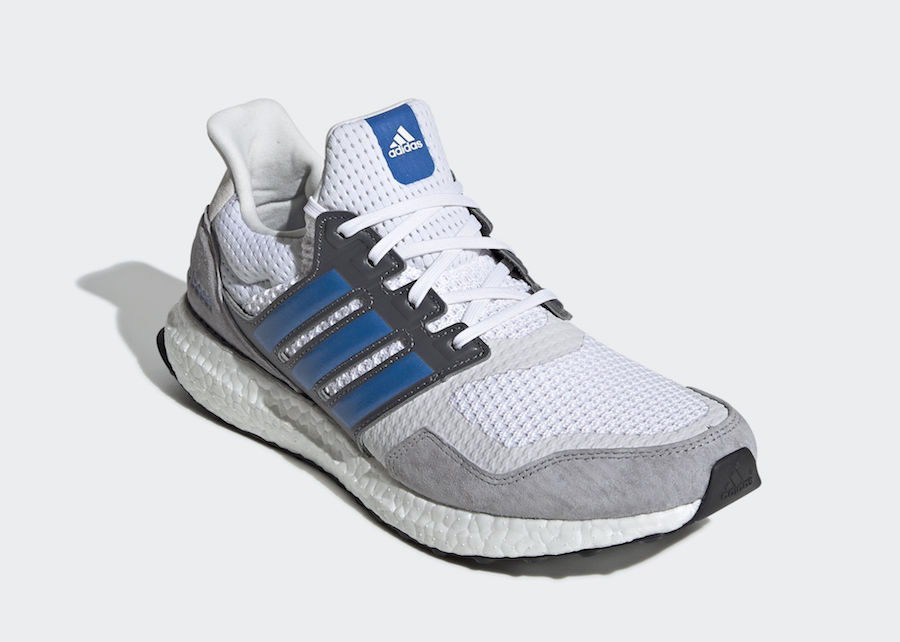 blue and white ultra boost
