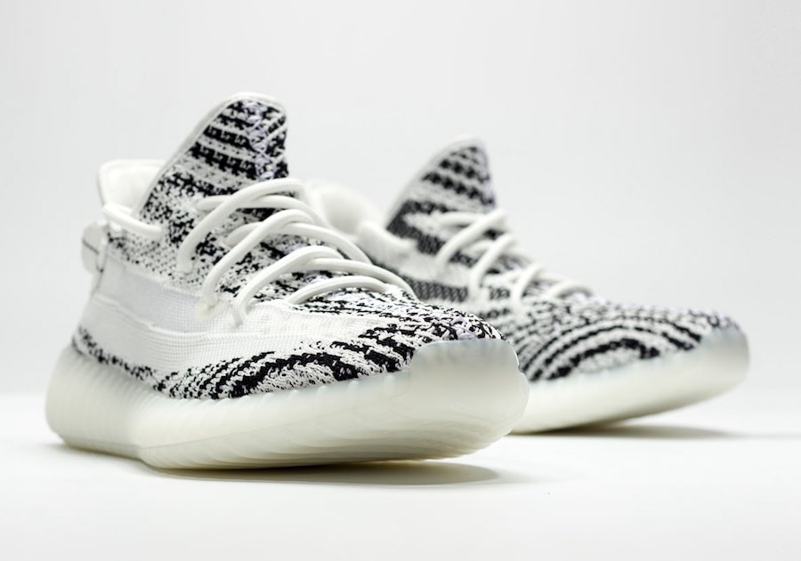 Adidas Yeezy Boost 350 V2 Zebra Translucent Stripe Sample Sbd