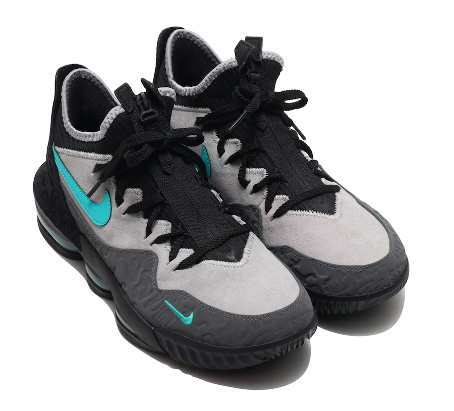 atmos Nike LeBron 16 Low Clear Jade CD9471-003 Date