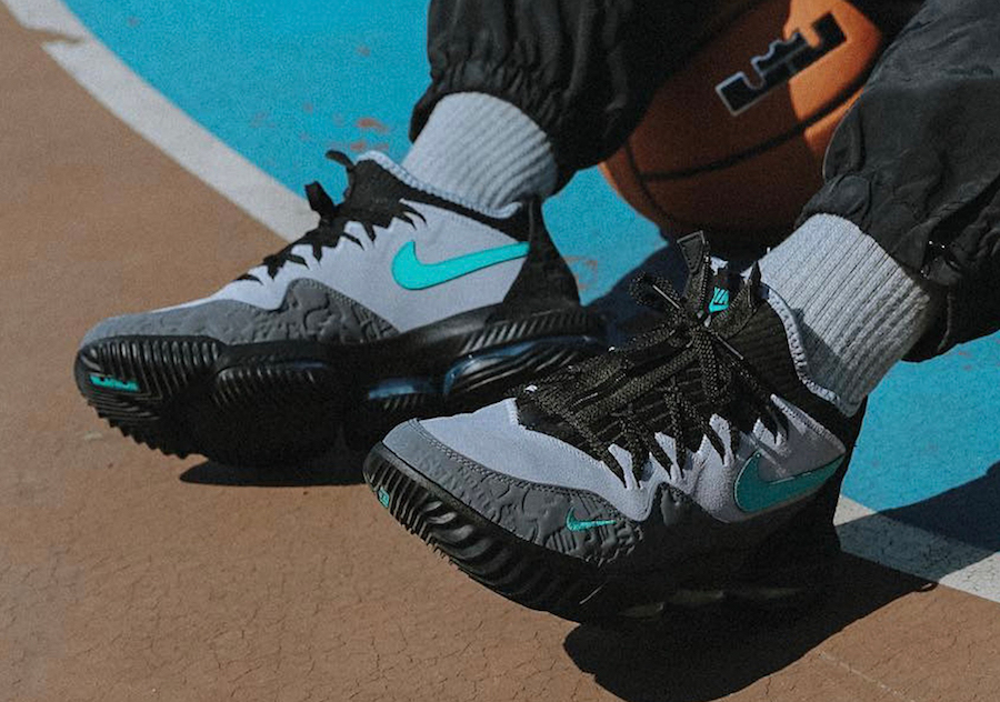 atmos Nike LeBron 16 Low Clear Jade Release Date Pricing