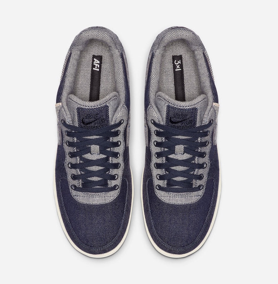 3x1 Nike Air Force 1 Selvedge Denim Release Date - Sneaker Bar Detroit