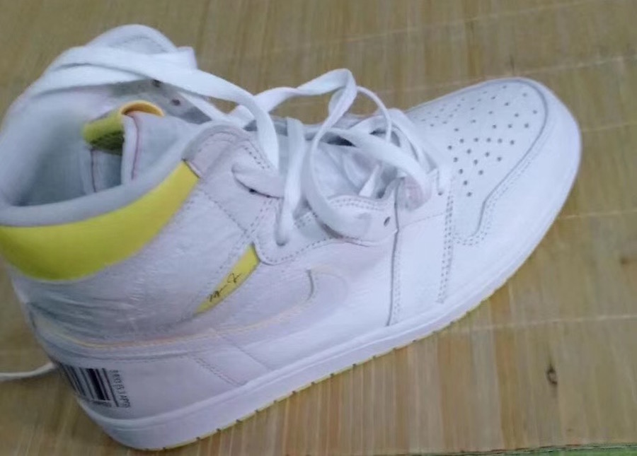 Air Jordan 1 White Yellow Barcode Release Date