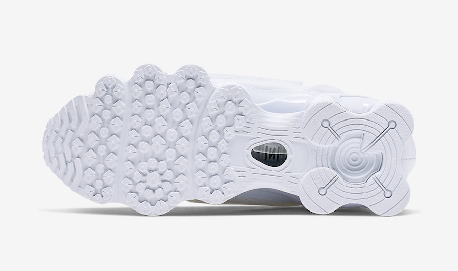 CDG Nike Shox TL White CJ0546 100 Release Date 1