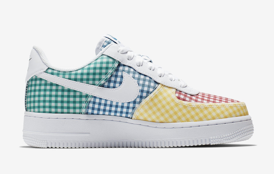 nike gingham pack air force 1s