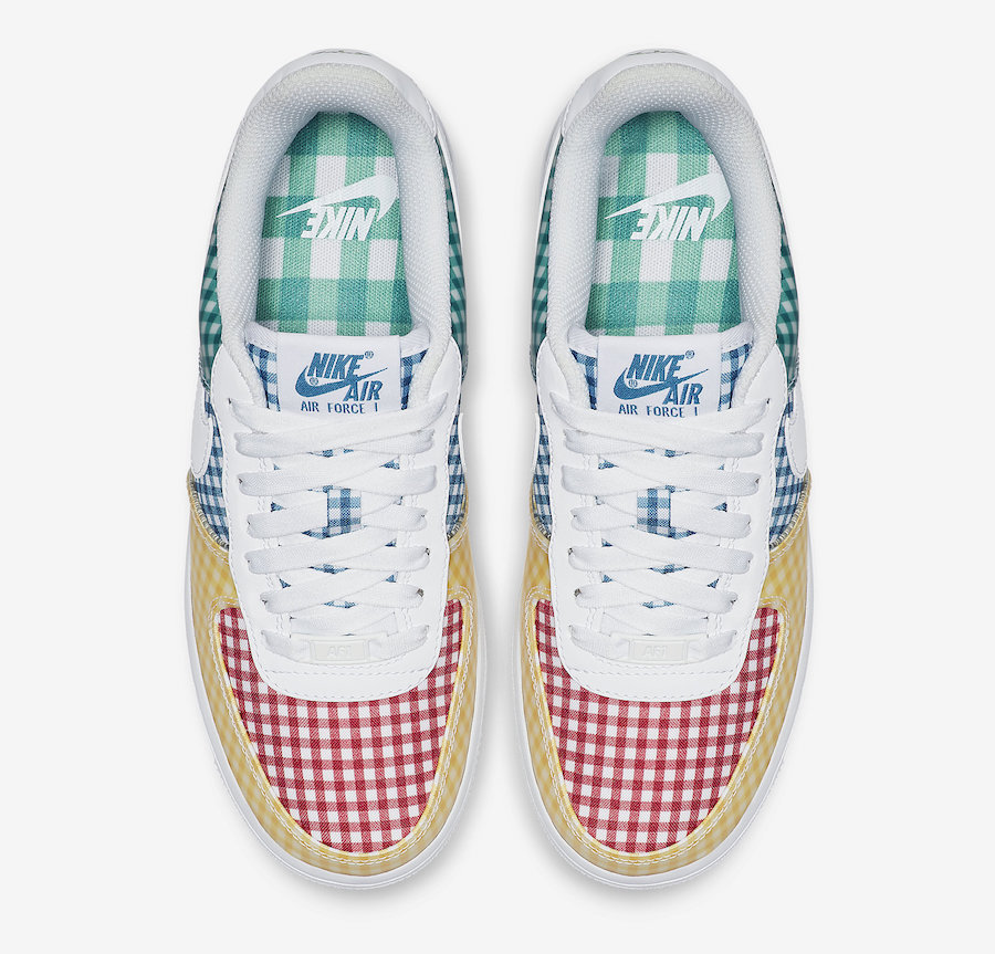 womens air force 1 gingham pack