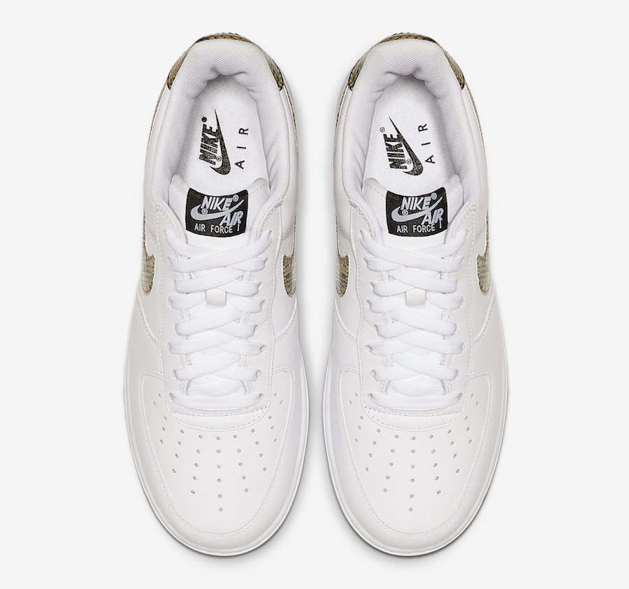 Nike Air Force 1 Ivory Snake AO1635-100 Release Date