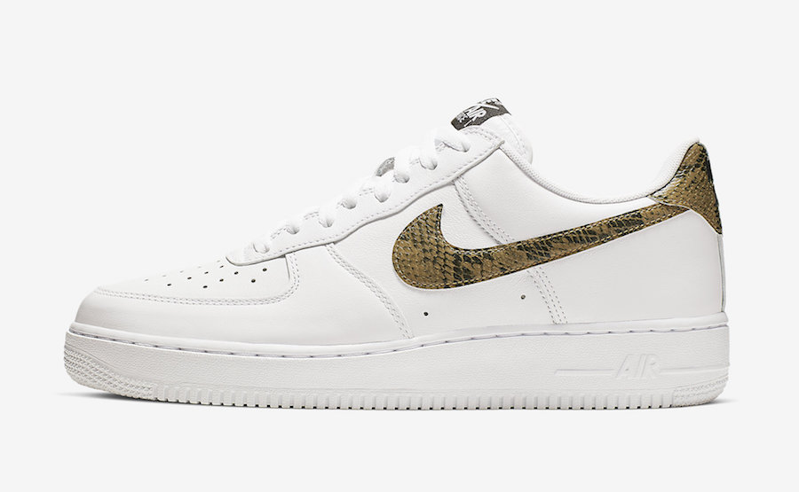 Nike Air Force 1 Ivory Snake AO1635-100 Release Date