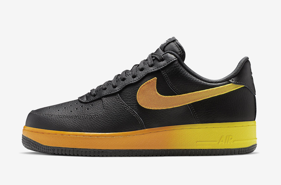Nike Air Force 1 Low Black Yellow Orange CJ0524-001 Release Date