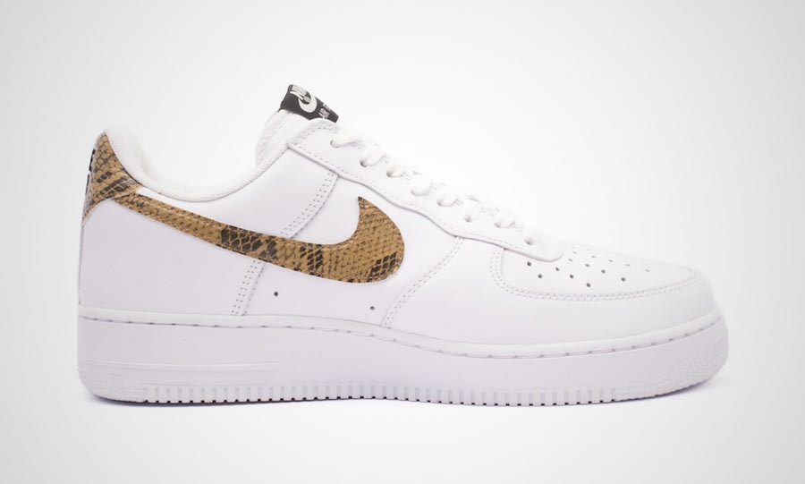 Nike Air Force 1 Low Ivory Snake AO1635-100 Release Date