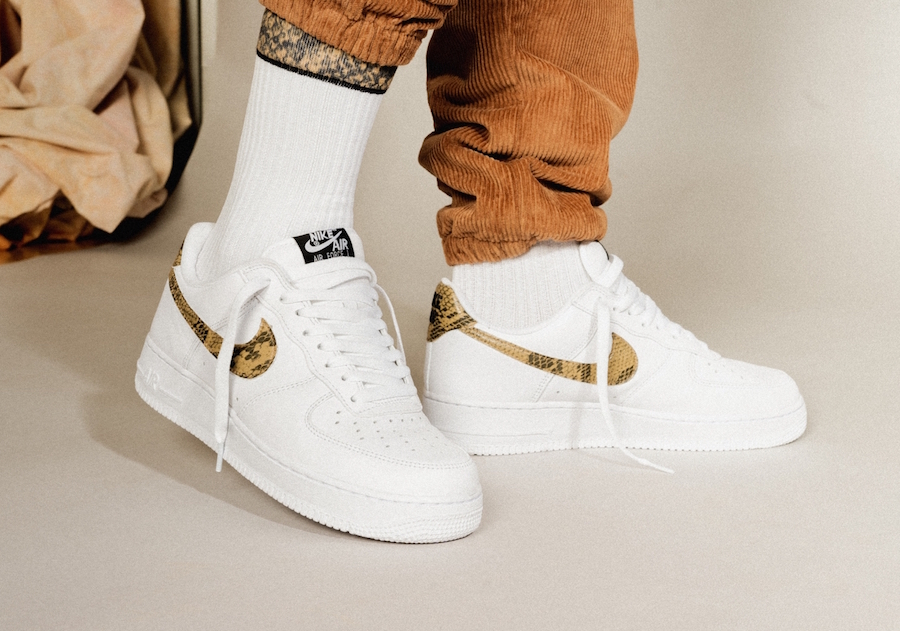 Nike Air Force 1 Low Ivory Snake AO1635 100