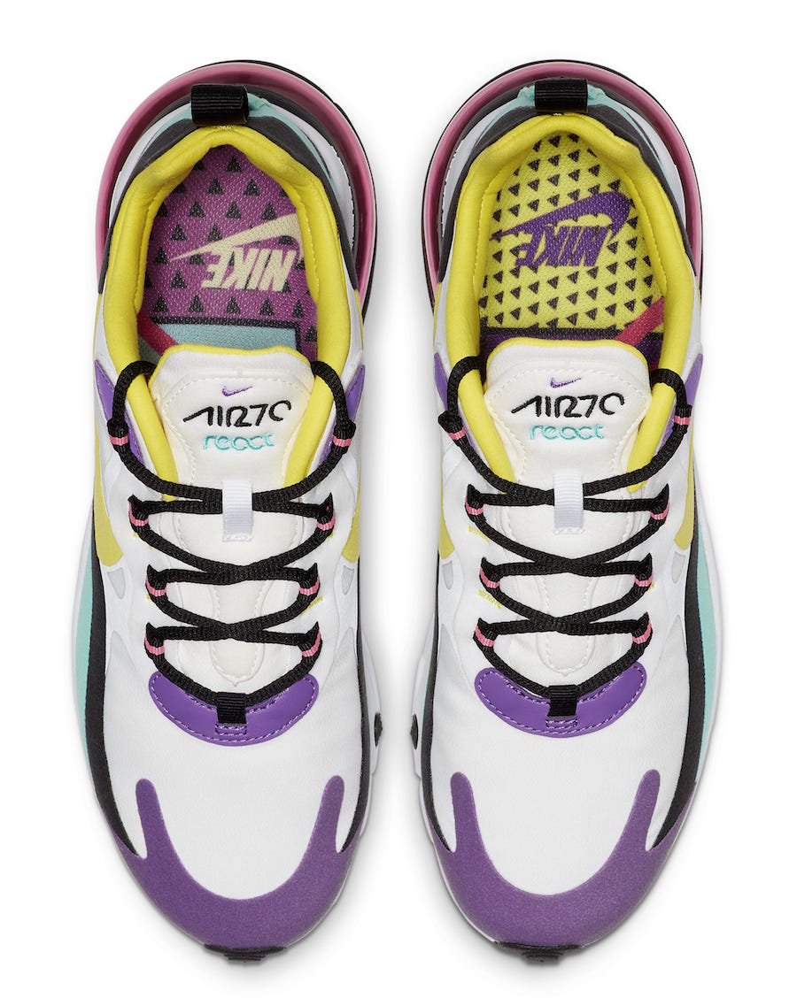 Nike Air Max 270 React Purple Size 10.5 - $100 (68% Off Retail) - From  audrey