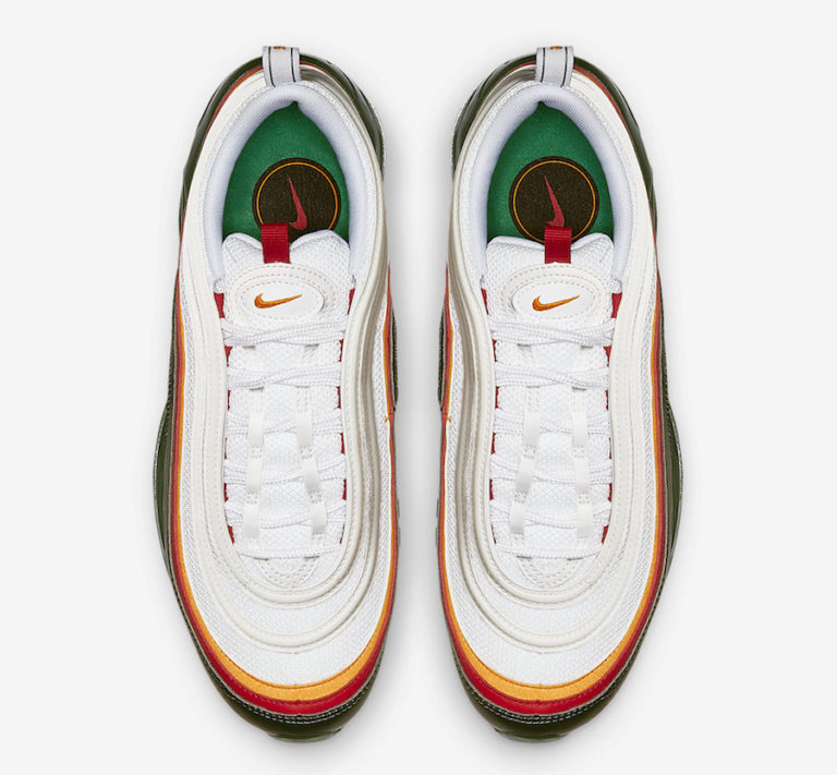 air max 97 green and white