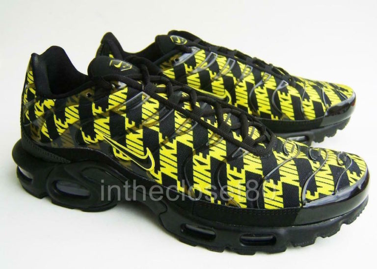 black and yellow air max