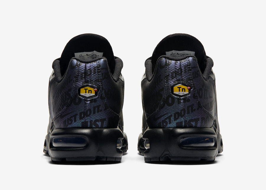 Nike Air Max Plus Just Do It Black Iridescent CJ9697-001 Release Date -