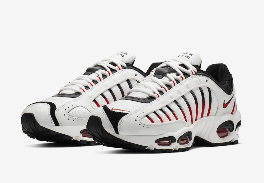 nike air max tailwind red and white