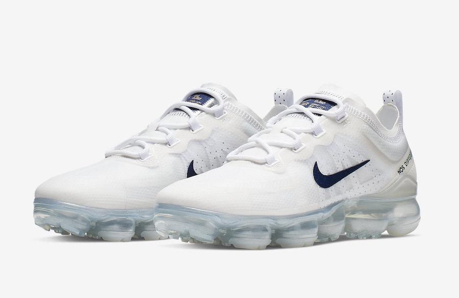 nike white and navy vapormax world cup 2019 trainers