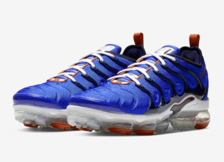 vapormax plus navy gold red