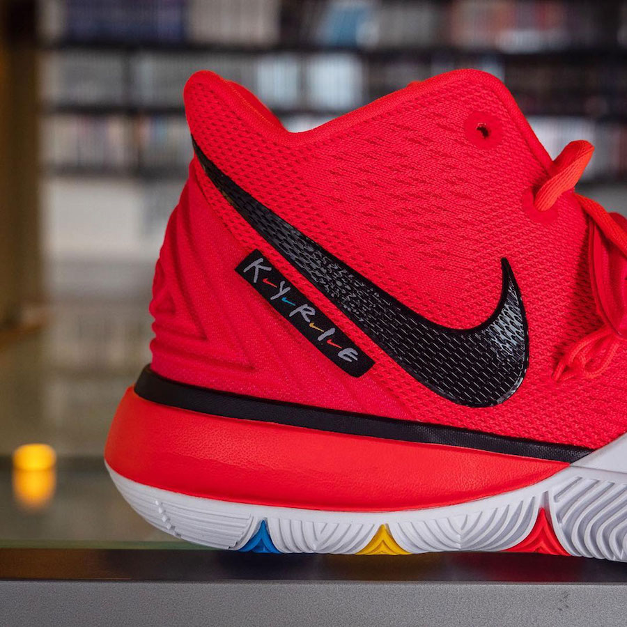 kyrie 5 shoes red