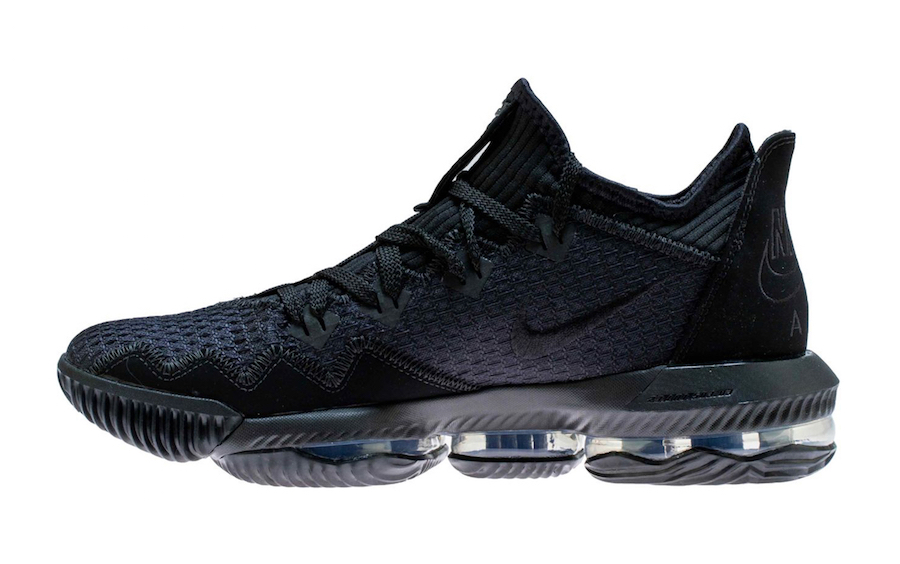 Nike LeBron 16 Low Triple Black CI2668-002 Release Date