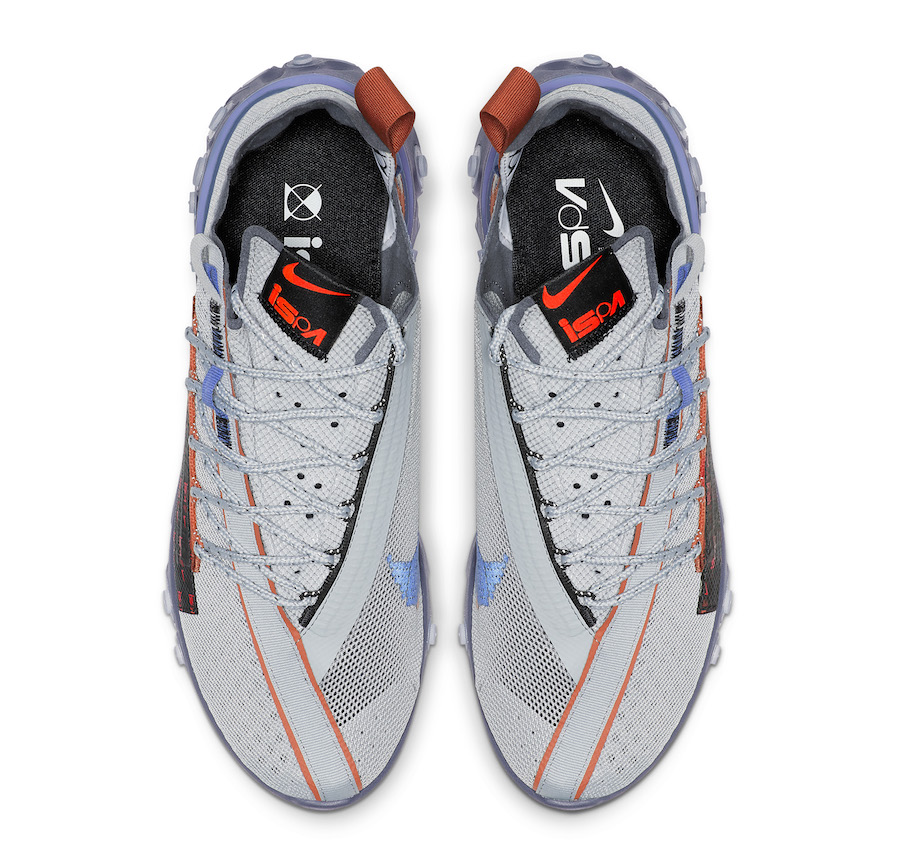 Nike React ISPA Wolf Grey Sapphire Dusty Peach CT2692-001 Release Date