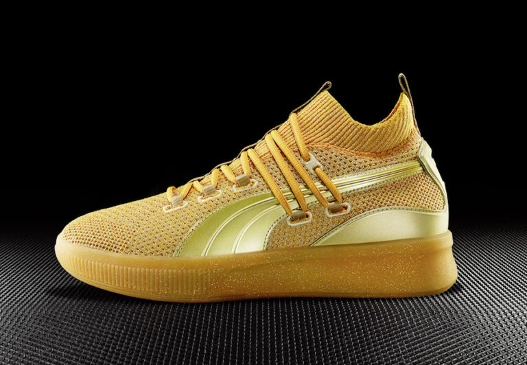 puma clyde court on feet